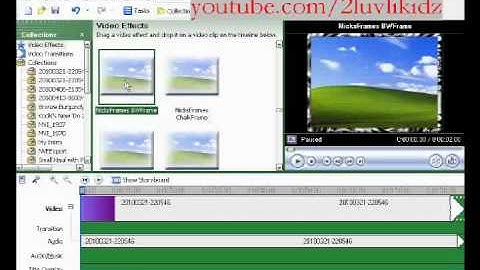 Put Frames on a Video In WMM