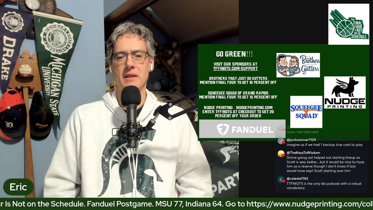 MSU Cruises to 77-64 Win Over Indiana