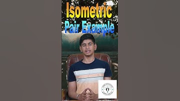 Isometric Pair Example #physicschemistry #education#science@ gabaeducator&wellness