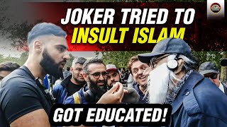 JOKER TRIED TO INSULT ALLAH THEN THIS HAPPEN SPEAKERS CORNER