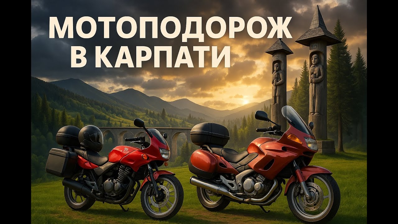Мотоподорож в Карпати 2025