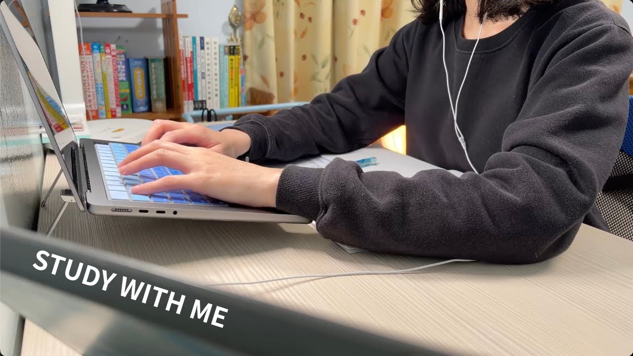 STUDY WITH ME 1hour, background noise, no music | 2026.01.31 (Sat.)