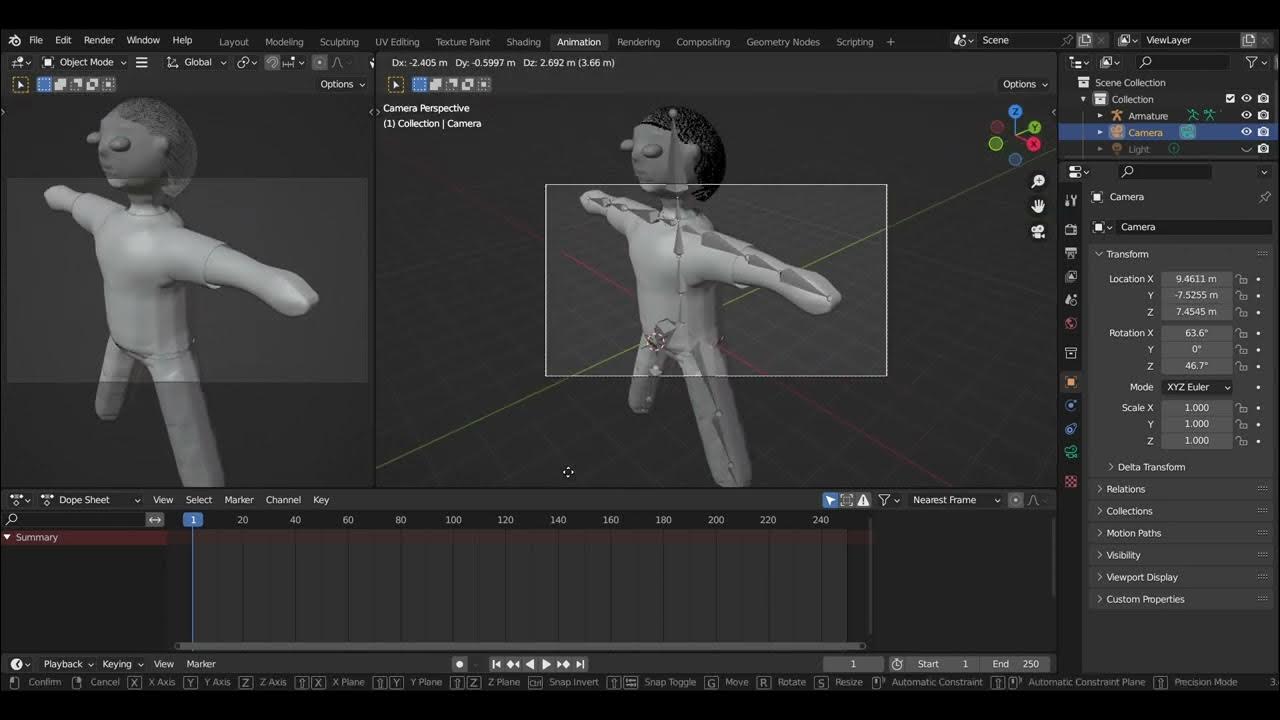 blender insan modelleme Ders 4 | Animasyon | Nasıl Yapılır - YouTube