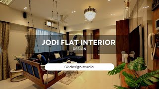 How to make best use of space in a jodi flat (2+1)?Interior design ideas| material description|