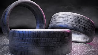 картинка: Процесс создания покрышки в Blender 3D