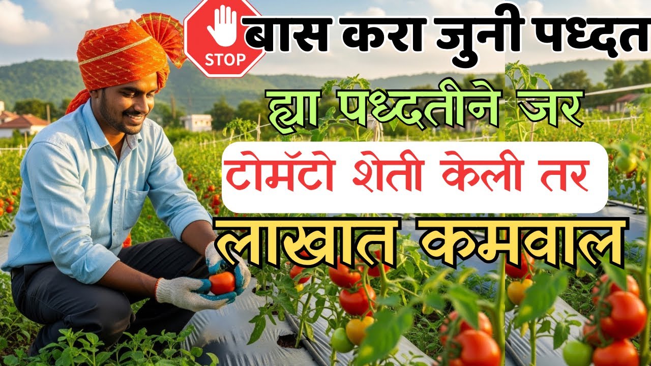 टोमॅटो लागवडीचे A ते Z तंत्रज्ञान: कमी खर्च, जास्त नफा | शेतकरी कट्टा - ४