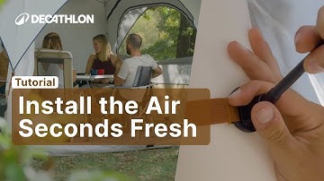 TUTORIAL - How to install the AIR SECONDS FRESH ? | Decathlon_QUECHUA