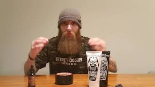 GRAVE BEFORE SHAVE REVIEW - Beard care products fresh scent facial hair