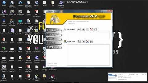 Tugas 3 - Enkripsi Dan Deskripsi menggunakan Portable PGP - Private key Dan public Key
