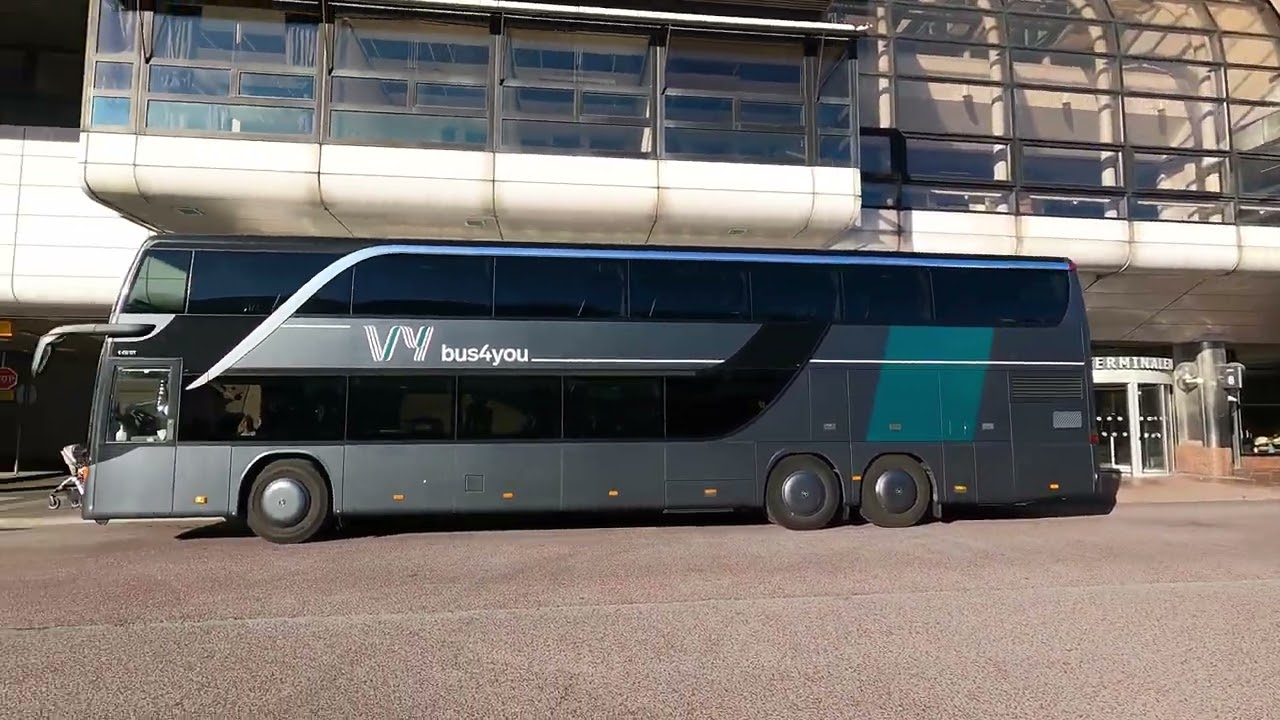 Sweden Stockholm 4K: Cityterminalen, city bus terminal