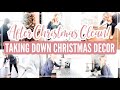 NEW! AFTER CHRISTMAS CLEAN WITH ME| CLEAN AND UN-DECORATE WITH ME 2020