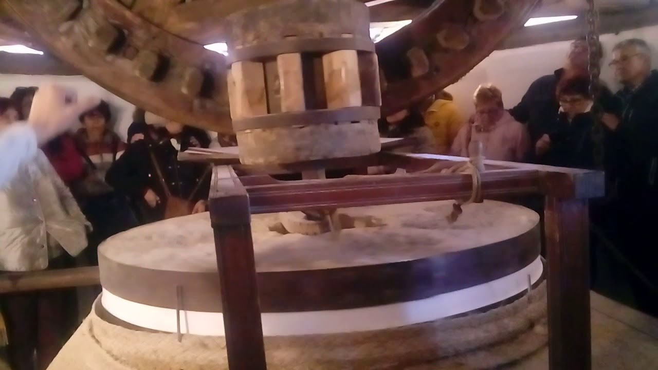 Funcionamiento molino de viento. Campo de Criptana.