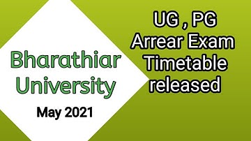 Semester Exam timetable released || May 2021