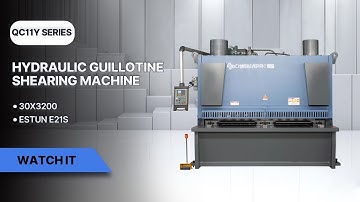 DURMAPRESS 30x3200 QC11Y Series Hydraulic Shearing Machine Display