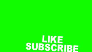 FREE HD Green Screen - LIKE & SUBSCRIBE BOUNCING COLLECTION