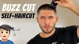 #2 Guard Buzz Cut Self-Haircut Tutorial | How To Cut Your Own Hair