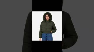 Jaqueta Puffer Feminina Forrada Pelucia Bobojaco Impermeável ❤️ 😍🤩