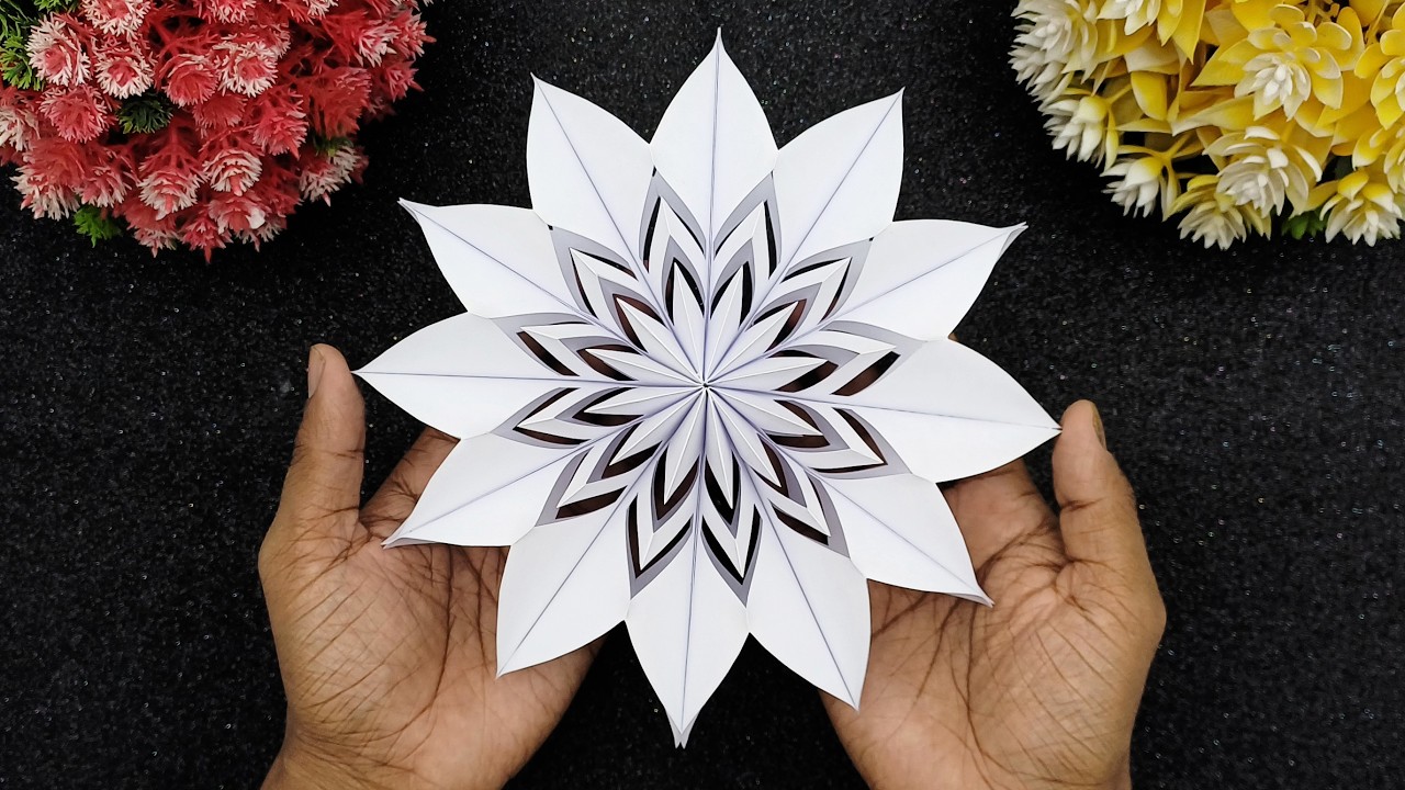 How To Make Snowflakes Out Of Paper