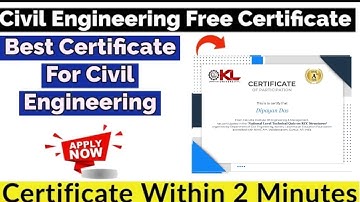 Civil Engineering Free Certification | Civil Engineering Certificate | RCC Structures Quiz