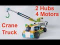 Wedo 2.0: Crane Truck with 2 Hubs and 4 Motors | Wedo Instructions
