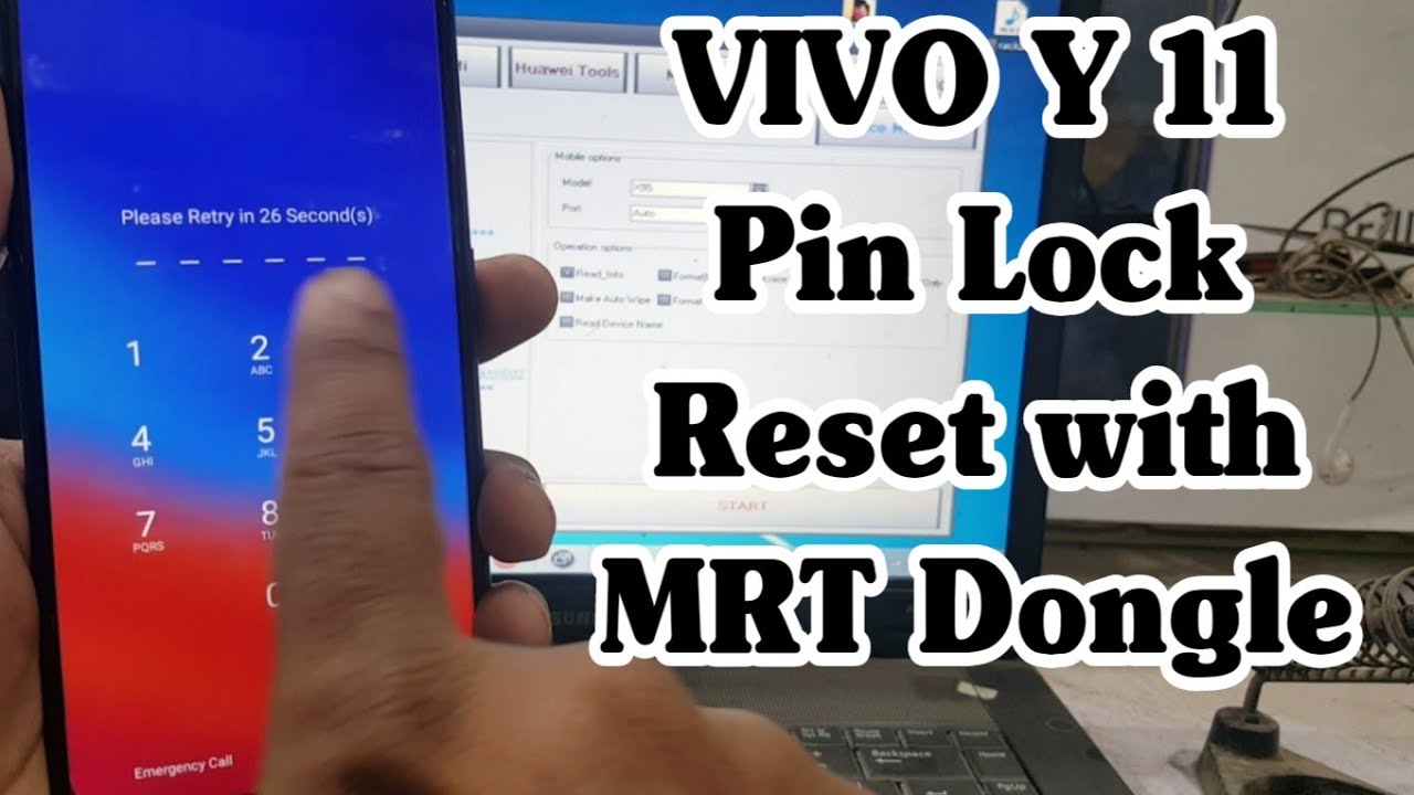 Vivo Y11 Pin Lock Remove with MRT Tool, Vivo PinLock Remove With MRT