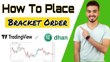 How to place Bracket Order on Dhan Trading View / Bracket order on Dhan app @DhanHQ