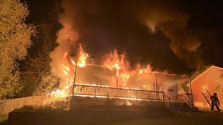 Three-story Louisville home likely a 'complete loss' after fire