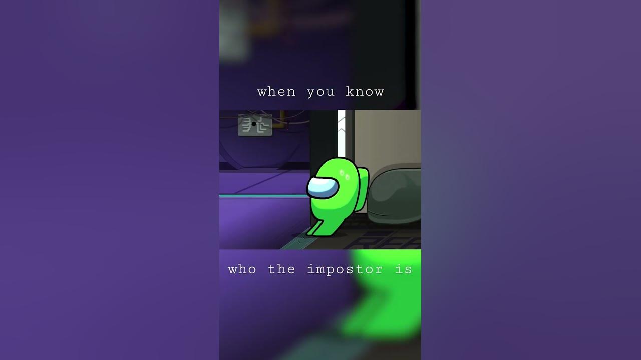 When you know... #shorts #amongus (Among Us Anime Parody Animation)