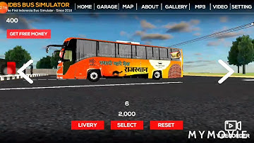 RSRTC New Livery for IDBS bus simulator Indonesia By M R Chavda bus gaming