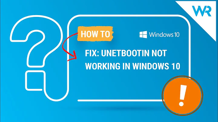 Fix: UNetbootin not working in Windows 10