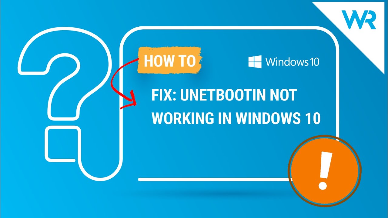 using unetbootin for windows 10