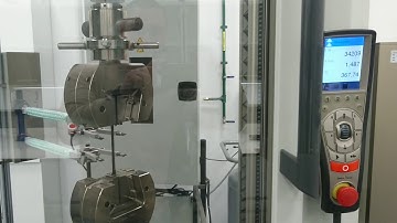 UD Carbon fibre specimen tensile test