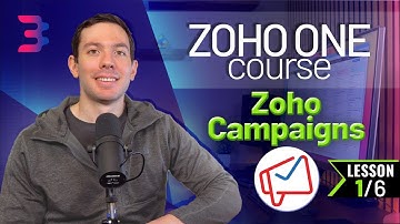 Zoho Campaigns - CRM and Books Integration - Zoho One Course - Chapter 4, Lesson 1