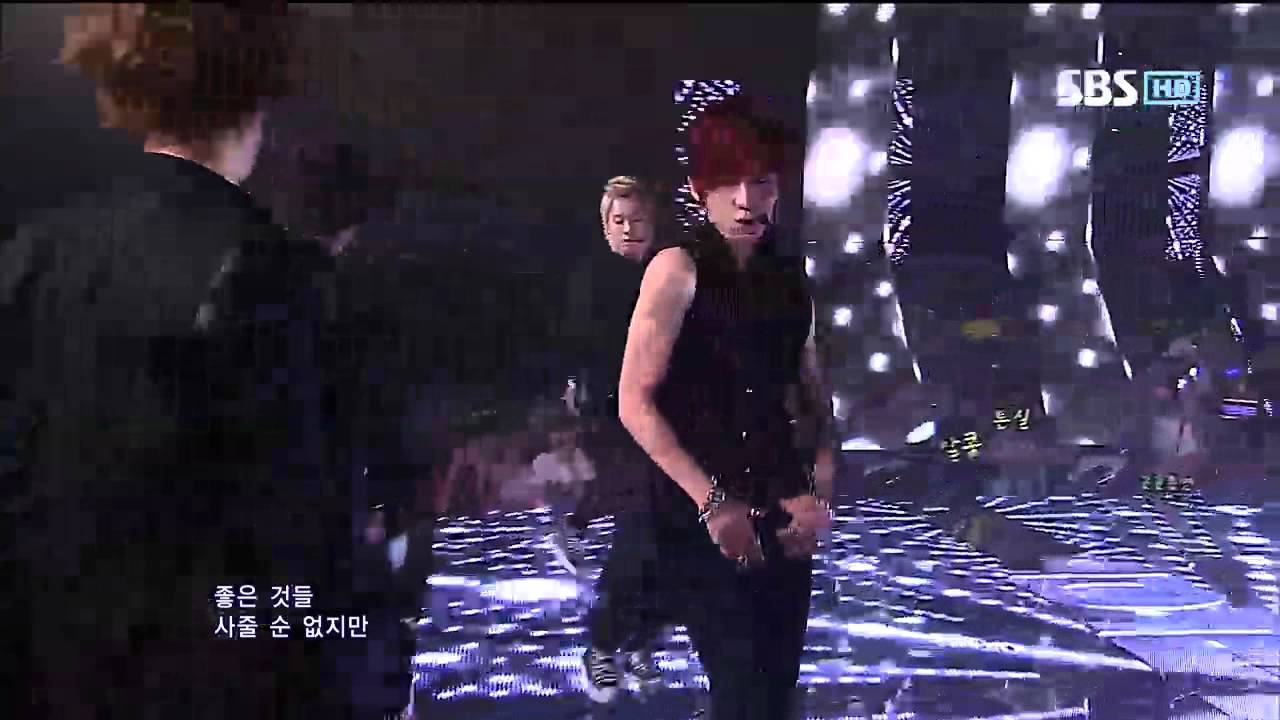 TEEN TOP [SORRY WITH ME] @SBS Inkigayo Популярная песня 20120826