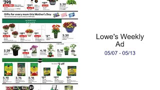 Lowes Weekly Ad 0507  0513