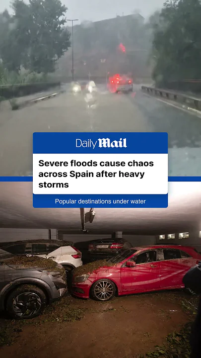 Severe floods cause chaos across Spain after heavy storms
