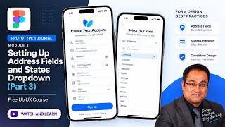 Prototype Tutorial Module 3: Setting Up Address Fields and States Dropdown (Part 3) | Free Course