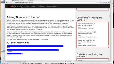 Interactive Chart: Adding Numbers to the Bars