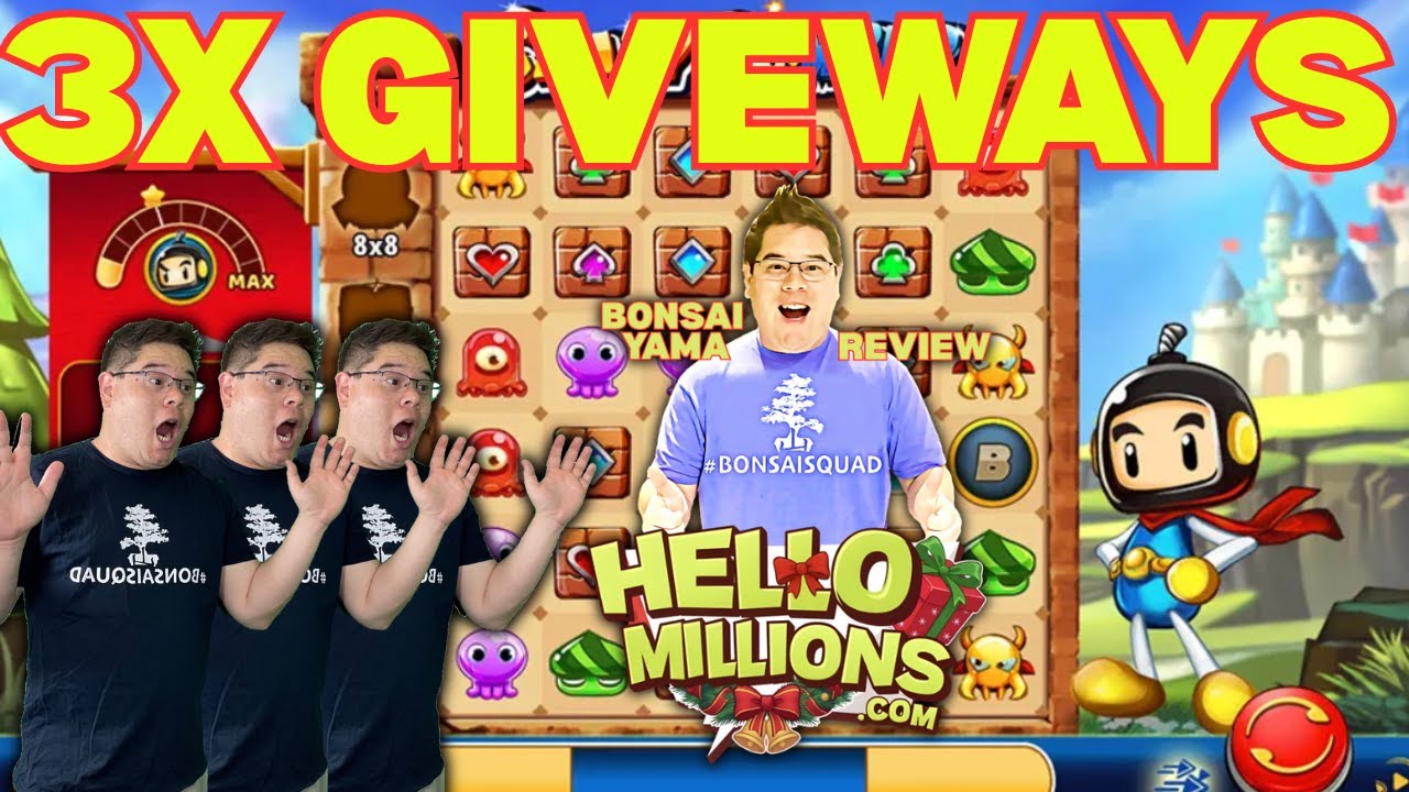 WE ARE BACK LIVE ON HELLO MILLIONS🔴 3 X GIVEAWAYS (1/8/26)