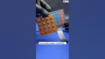 Custom Keypad on PCB 🔢 | Works Like Original! #roboarmy #arduinoproject #DIYKeypad #pcb #arduino