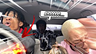 BRAKE PRANK ON MOM😱😱(HILARIOUS)🤣🤣