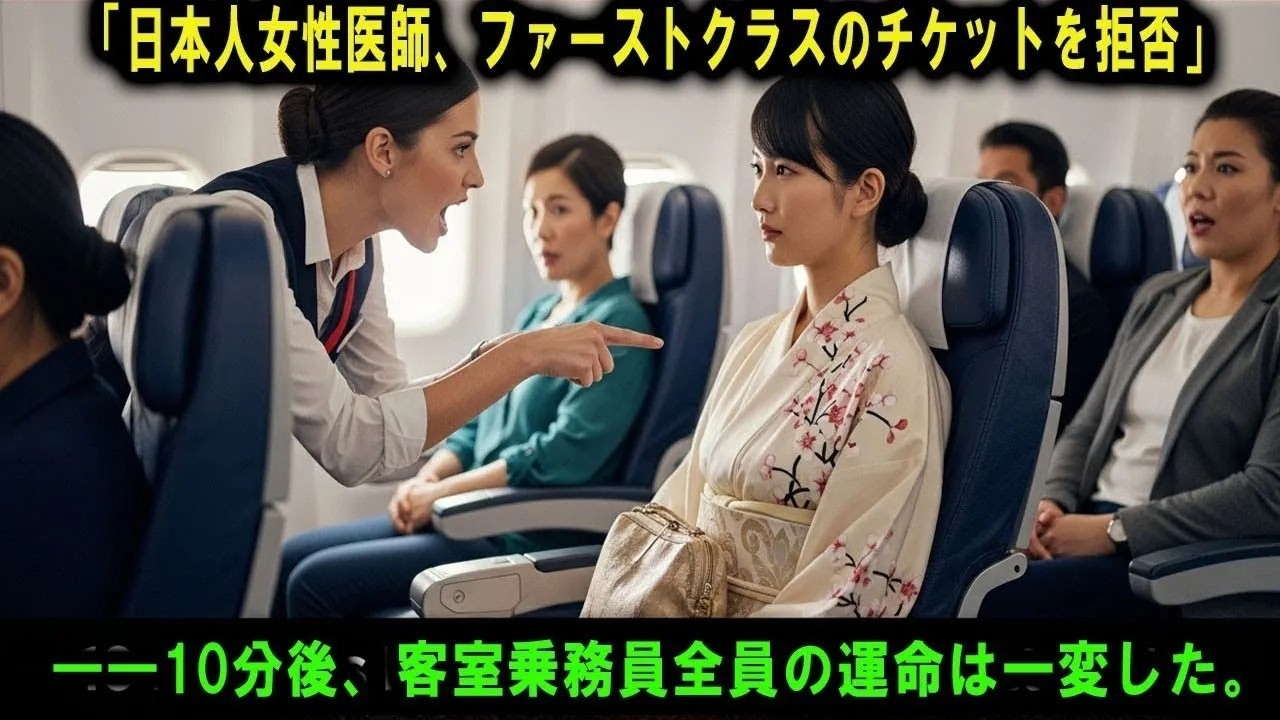 乗務員は、私の航空券を見て一瞬手を止めた。そして、「ファーストクラスですか?エコノミーの列はこちらですよ」と、明らかに見下すような目で言った。私は静かに首を振り、券面に記された座席番号をもう一度指し示した。それでも彼女は納得せず、別のクルーを呼び、私を通路の脇に誘導した。そこには理由も説明もなく、ただ「あなたの場所ではない」という沈黙だけがあった。着物で乗る私が、そんな扱いを受けるなんて。私...