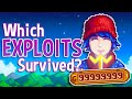 Which exploits can you still use in stardew valley 16