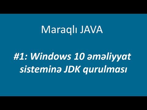Video: Java_home qurmaq lazımdırmı?