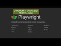 #2:How to launch Chromium,Chrome,Edge,Safari,Firefox C# #playwright #.net, #automation #csharp