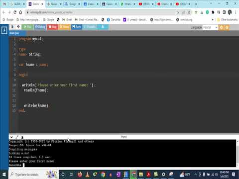 Pascal | Readln | Reading value enter in the prompt