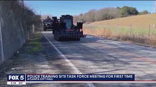 Police training site task force meets for first time