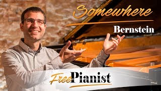 Somewhere - West side story - KARAOKE / PIANO ACCOMPANIMENT - Bernstein