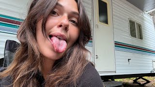 ASMR Camping!! (Nature sounds,mouth sounds, and whispering)