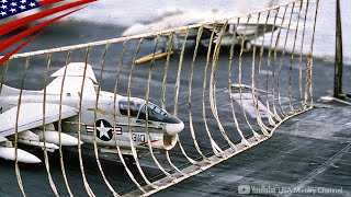 Set Up Barricade Net & Emergency Landing On Aircraft Carriers